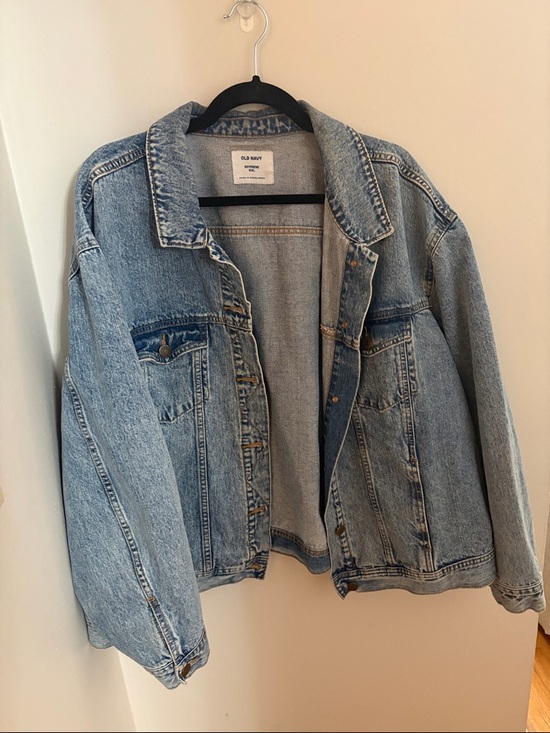 Old Navy Jackets & Blazers - Old Navy Light Blue Relaxed Boyfriend Fit Denim Jacket